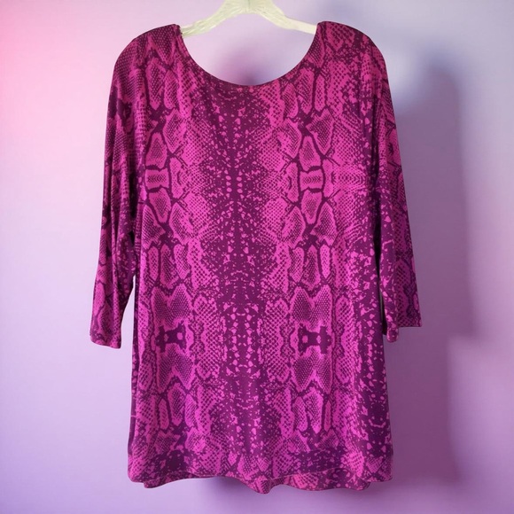 📦 REDUCED! Comfy Blouse has lots of S-t-r-e-t-c-h / Plus - Picture 3 of 5